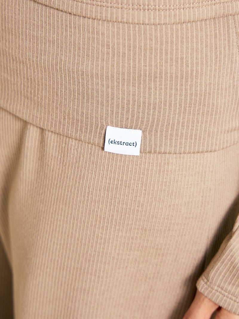 Pantalon large multi-sport - (ekstract) Beige - Kiabi