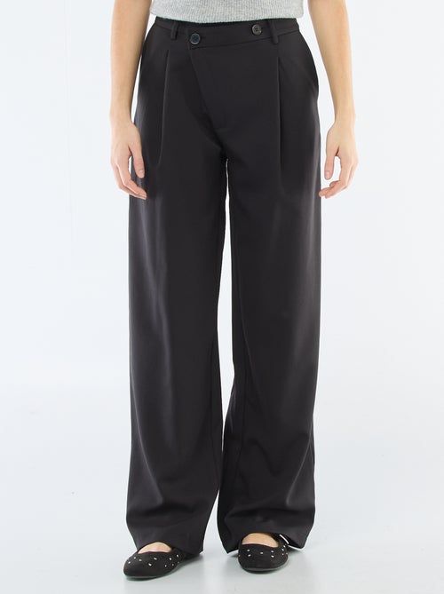 Pantalon large ouverture asymétrique - Kiabi