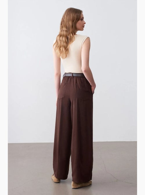 Pantalon large plissé dilvin - Kiabi Pantalon large plissé dilvin - Kiabi