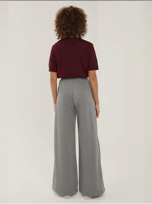 Pantalon large plissé hiccup - Kiabi Pantalon large plissé hiccup - Kiabi