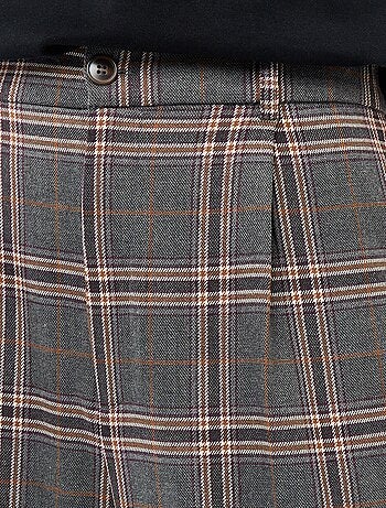 Pantalon large pour femme à motif fantaisie et taille standard