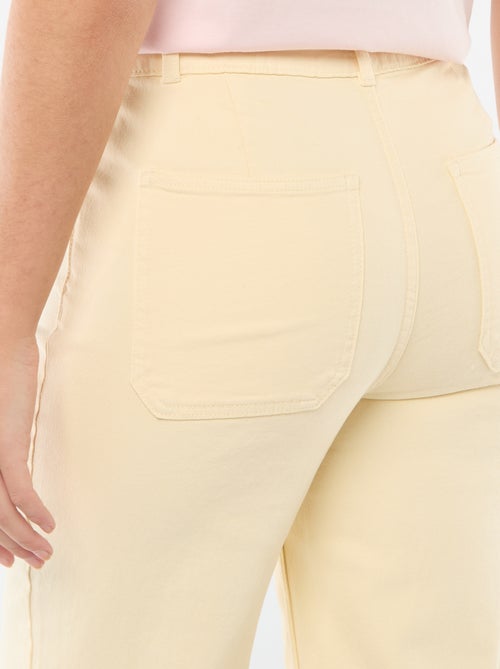 Pantalon large pour femme à taille standard - Kiabi
