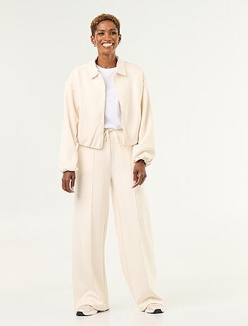 Pantalon large soft touch
