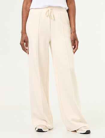 Pantalon large soft touch