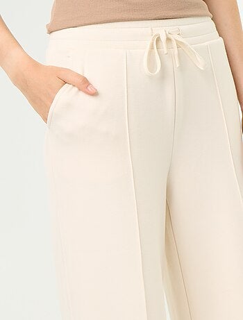 Pantalon large soft touch
