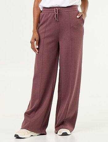 Pantalon large soft touch