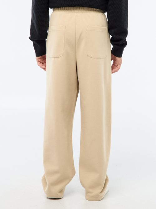 Pantalon large style jogging - Kiabi