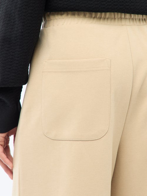 Pantalon large style jogging - Kiabi