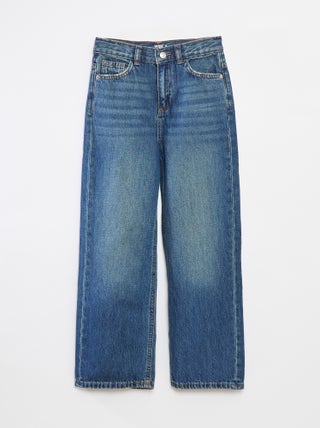 Pantalon large taille haute