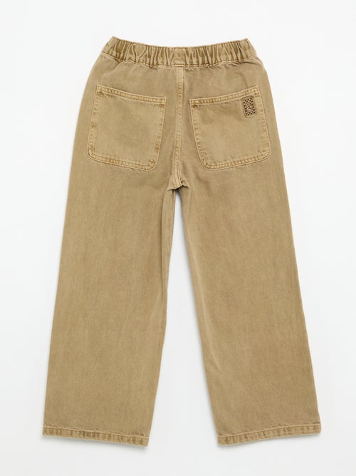 Pantalon large uni - Kiabi Pantalon large uni - Kiabi
