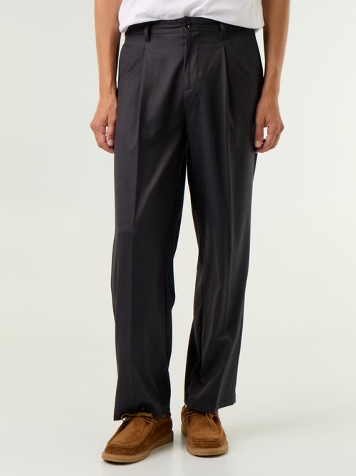 Pantalon large uni - Kiabi Pantalon large uni - Kiabi