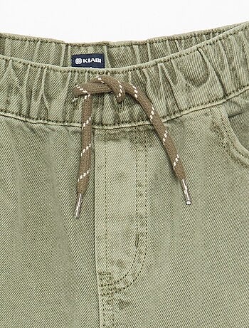 Pantalon large uni