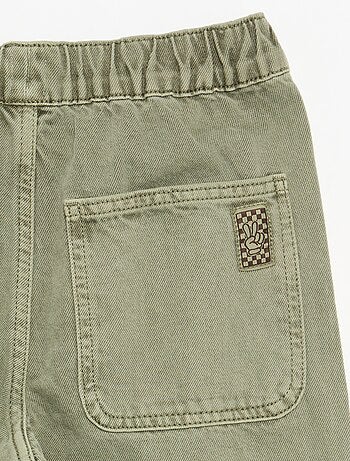 Pantalon large uni