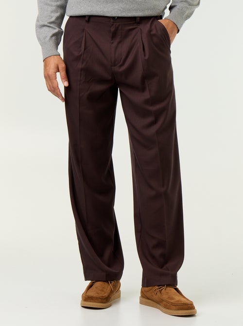 Pantalon large uni - Kiabi Pantalon large uni - Kiabi