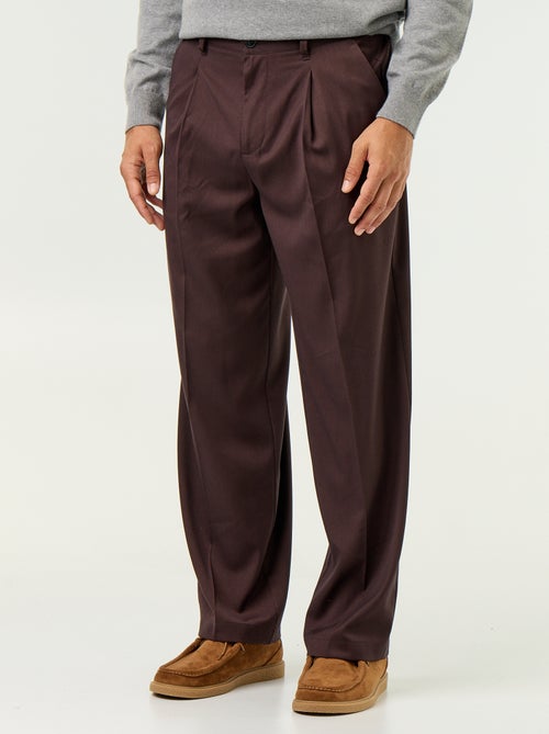 Pantalon large uni - Kiabi Pantalon large uni - Kiabi