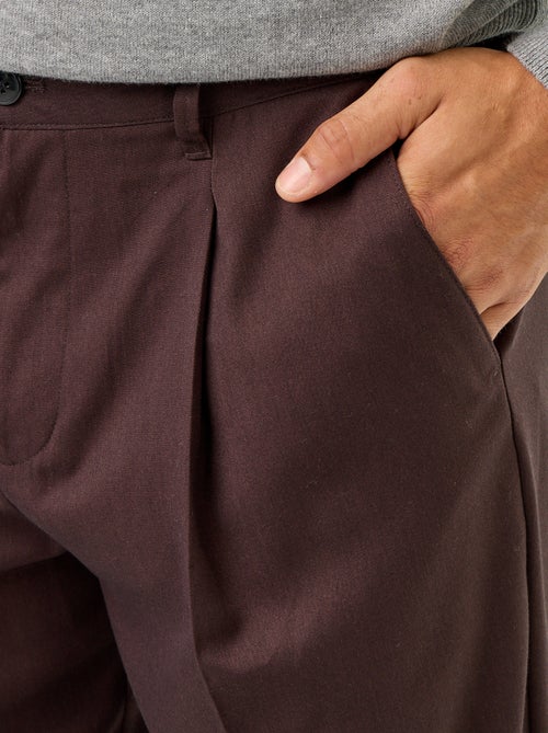 Pantalon large uni - Kiabi Pantalon large uni - Kiabi