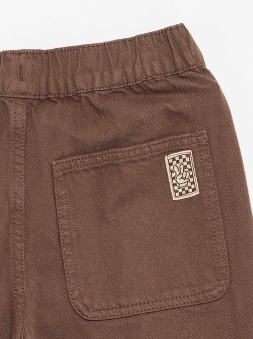 Pantalon large uni - Kiabi