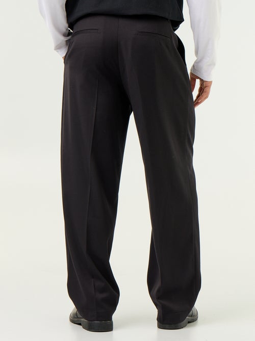 Pantalon large uni - Kiabi Pantalon large uni - Kiabi