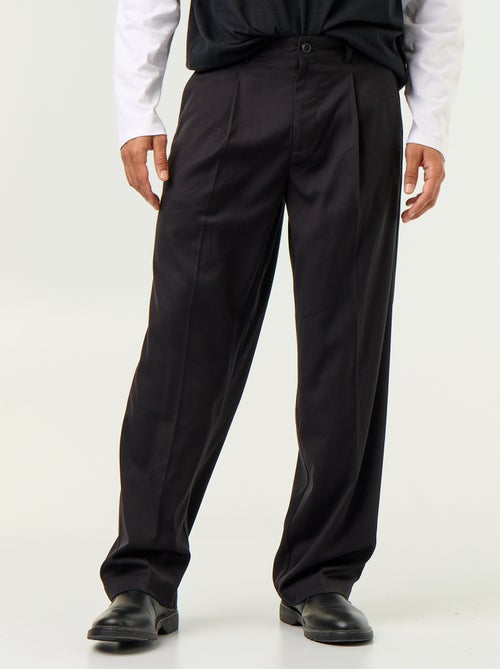 Pantalon large uni - Kiabi Pantalon large uni - Kiabi