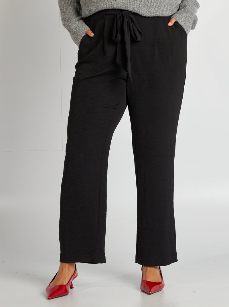 Pantalon large 'Vero Moda Curve' noir - Kiabi