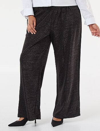 Pantalon large 'Vero Moda' en maille glitter