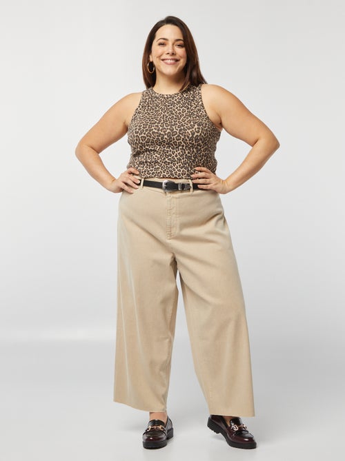 Pantalon large / wide leg - Kiabi