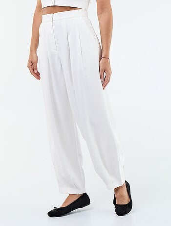 Pantalon léger en twill large