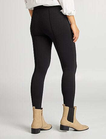 Pantalon legging avec boutons dorés fantaisies