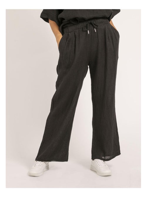 Pantalon lin ernest - Kiabi