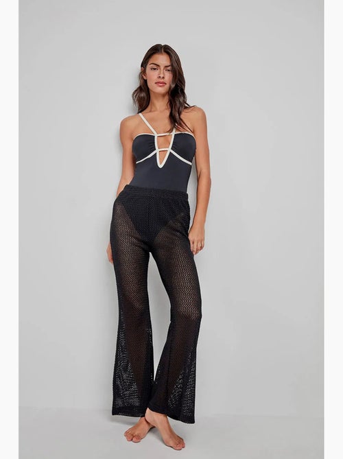 Pantalon long crochet - Kiabi