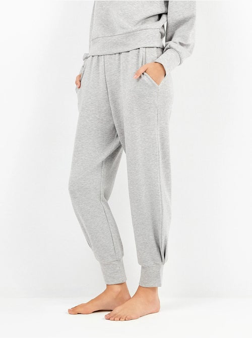 Pantalon long double toucher doux - Kiabi
