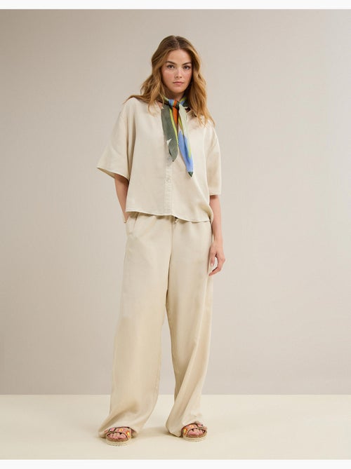 Pantalon Lyocell, MO Fashion - Kiabi Pantalon Lyocell, MO Fashion - Kiabi