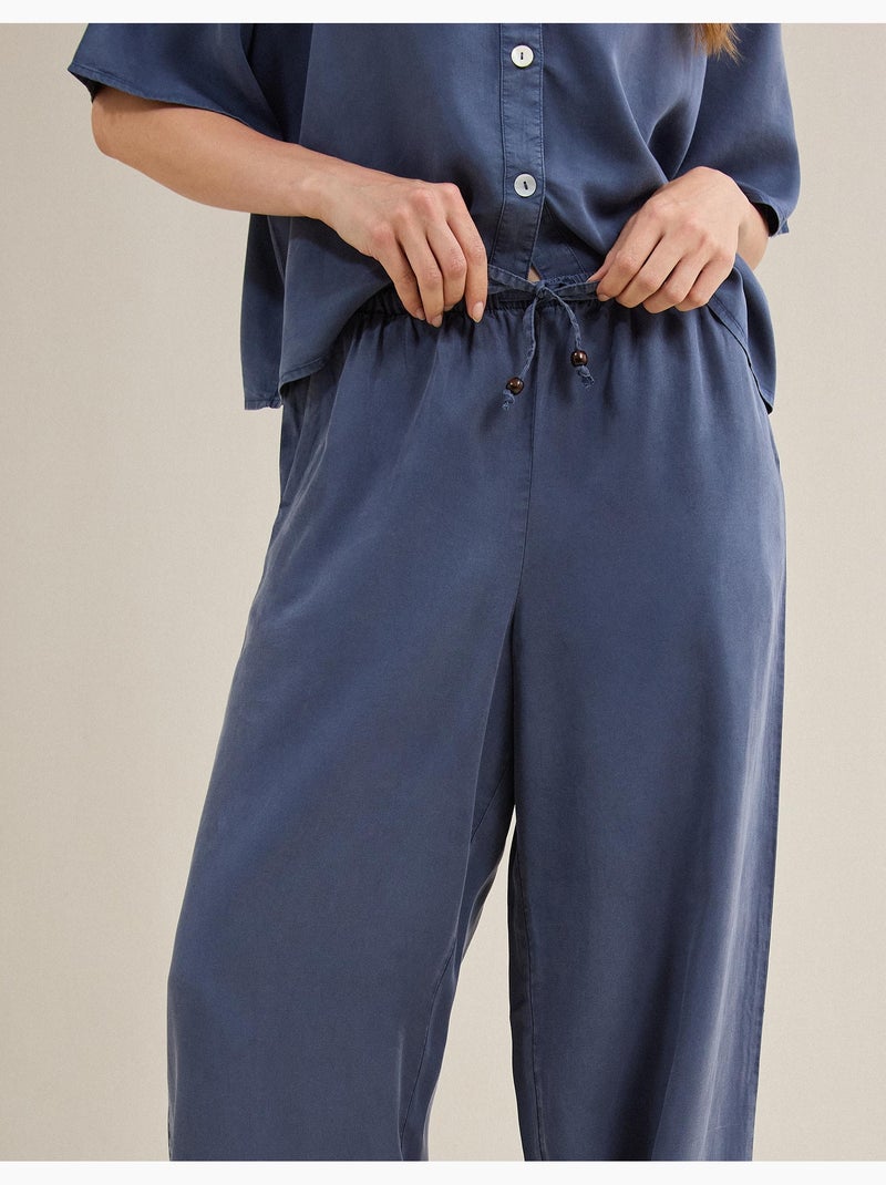Pantalon Lyocell, MO Fashion Bleu - Kiabi