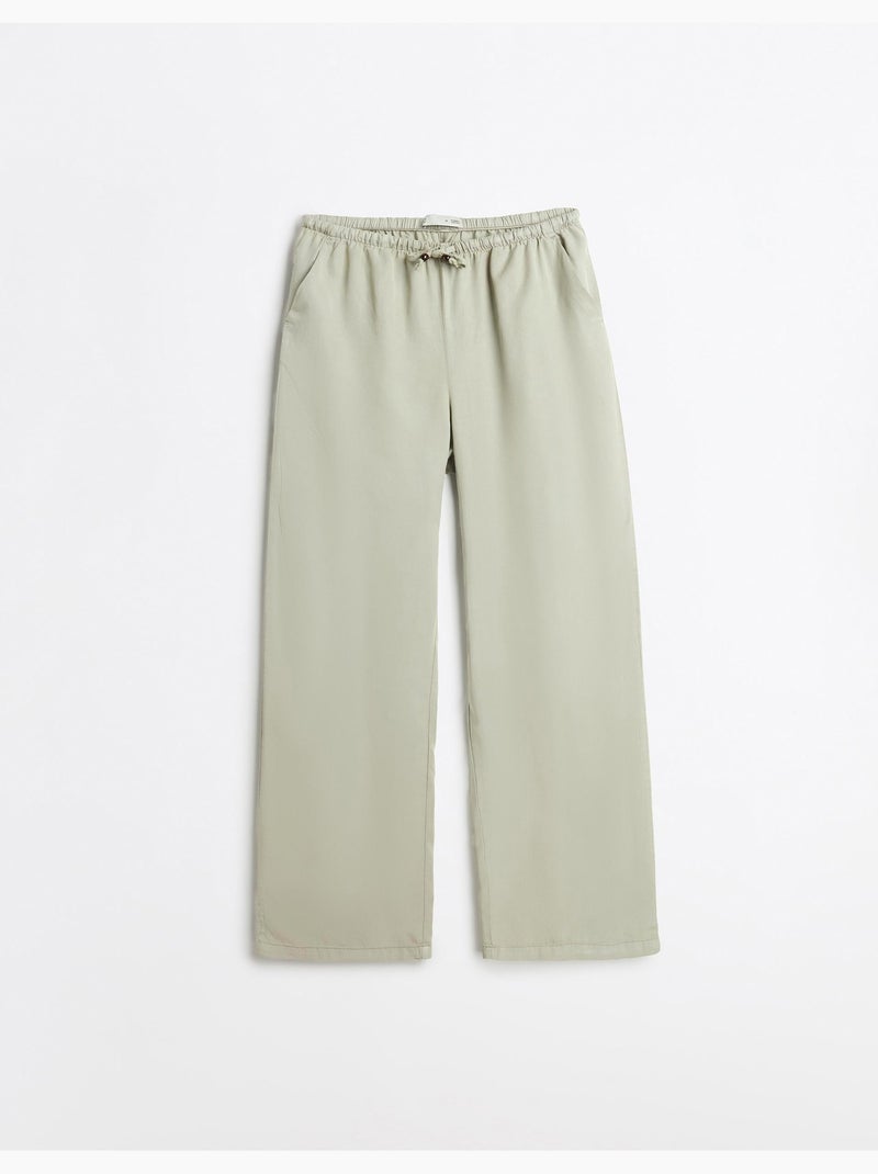 Pantalon Lyocell, MO Fashion Gris - Kiabi