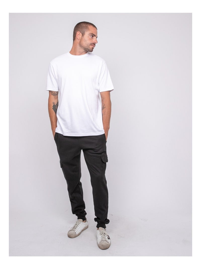 Pantalon maille vercato Noir - Kiabi