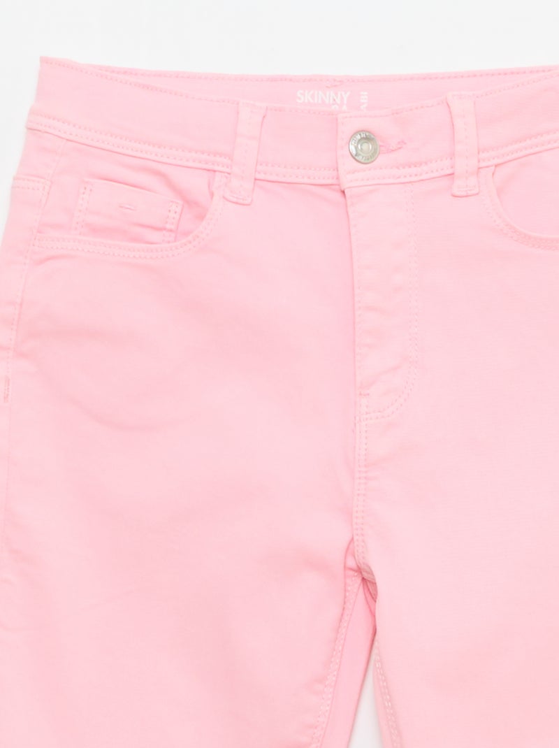 Pantalon met afgesneden randen Rose - Kiabi