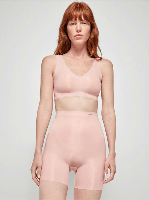 Pantalon modelant avec finitions thermofusées et coupe laser - Kiabi