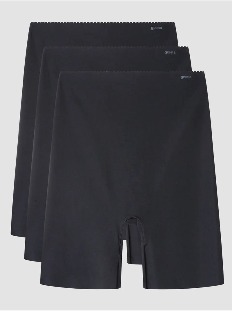 Pantalon modelant et enveloppant en tissu microfibre Noir - Kiabi
