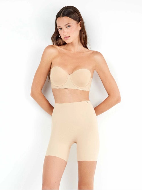 Pantalon modelant et enveloppant en tissu microfibre - Kiabi