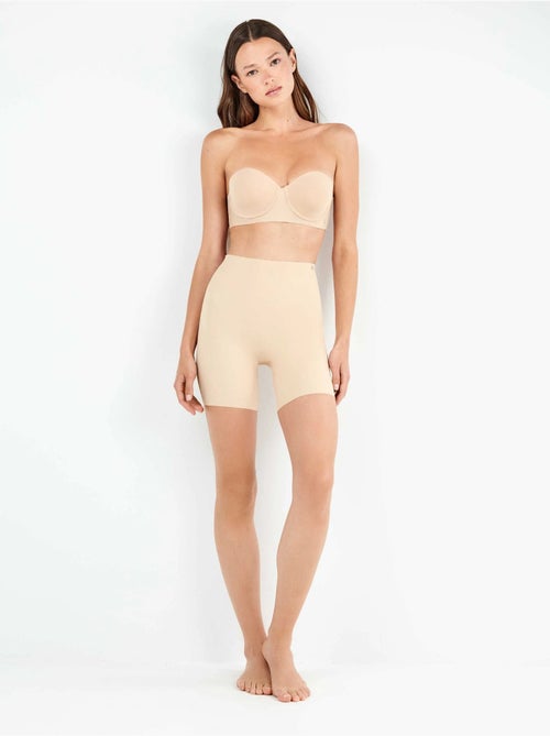 Pantalon modelant et enveloppant en tissu microfibre - Kiabi
