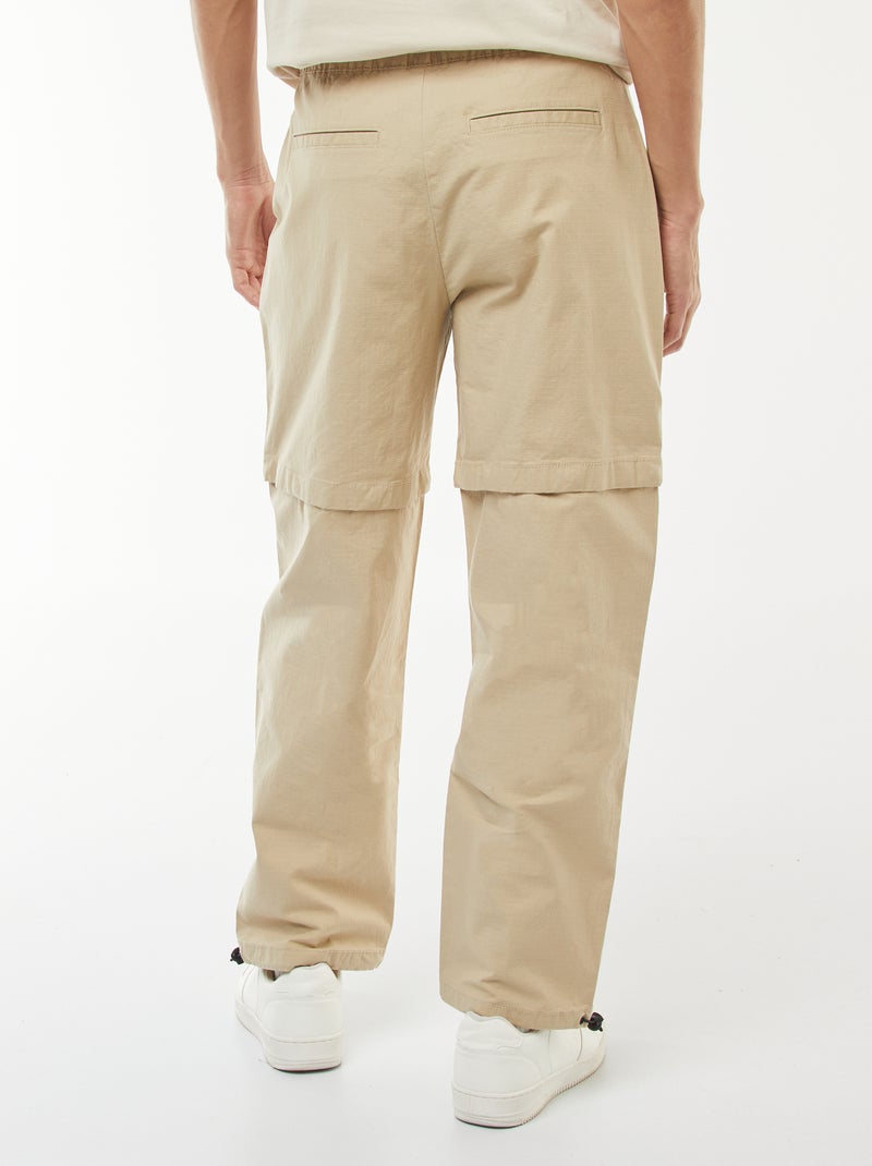 Pantalon modulable 2 en 1 - Short Beige - Kiabi