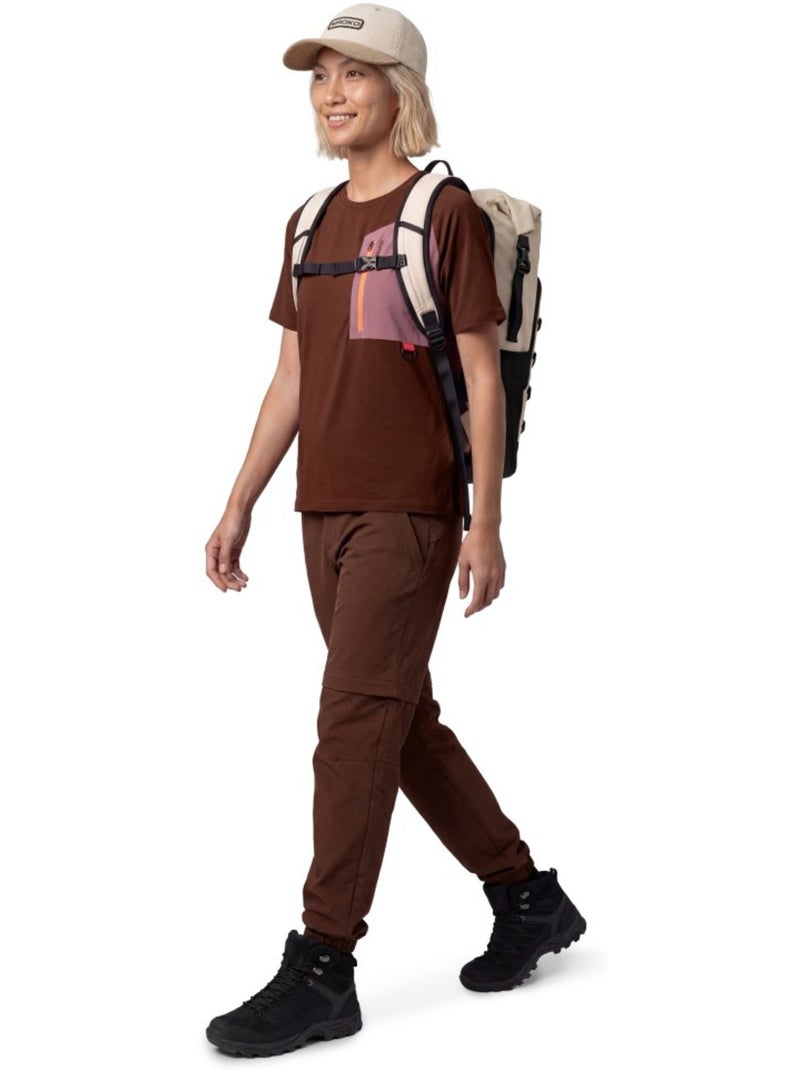 Pantalon modulable randonnée femme randonnée femme mistral-w Marron - Kiabi