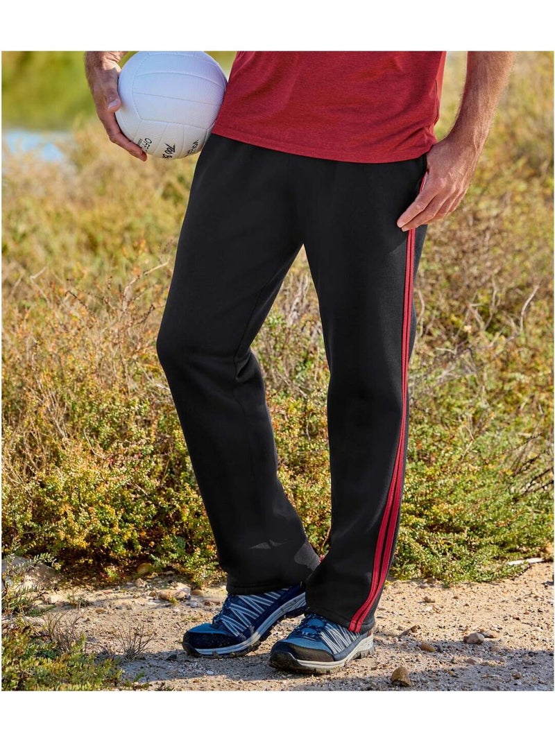 Pantalon Molleton Confort et Détente - Atlas For Men Noir - Kiabi