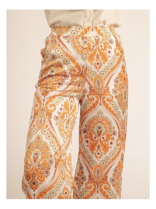 Pantalon motifs edma - Kiabi