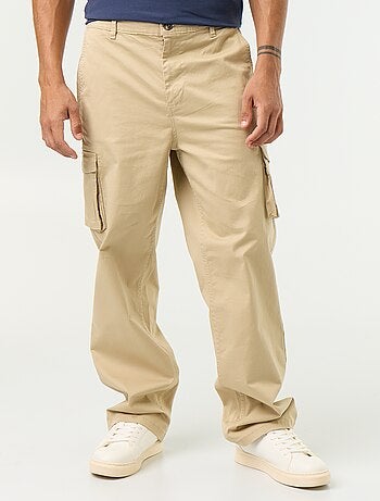 Pantalon multipoche regular fit