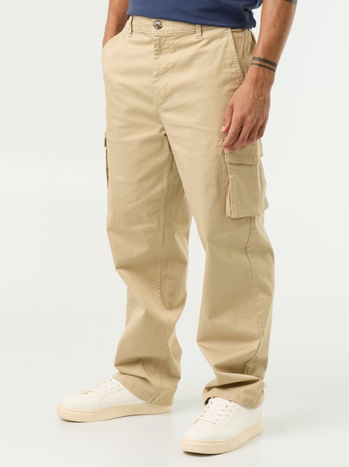 Pantalon multipoche regular fit - Kiabi Pantalon multipoche regular fit - Kiabi