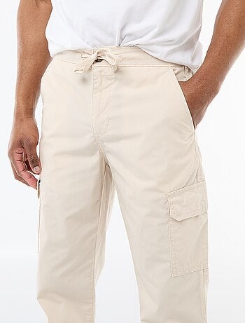 Pantalon multipoche regular fit