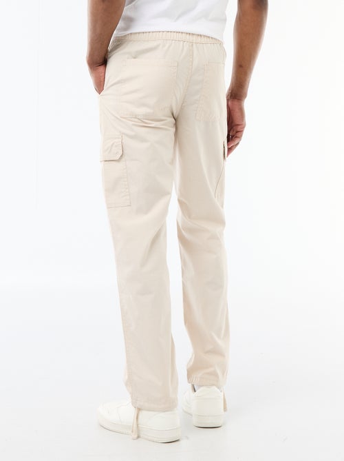 Pantalon multipoche regular fit - Kiabi