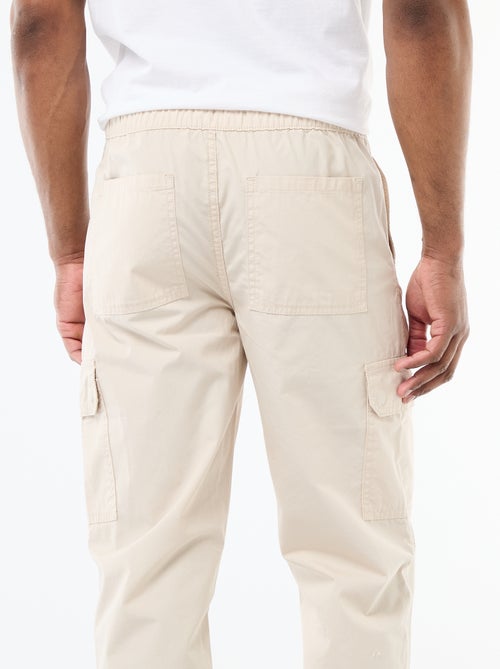 Pantalon multipoche regular fit - Kiabi