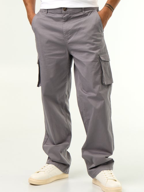 Pantalon multipoche regular fit - Kiabi Pantalon multipoche regular fit - Kiabi